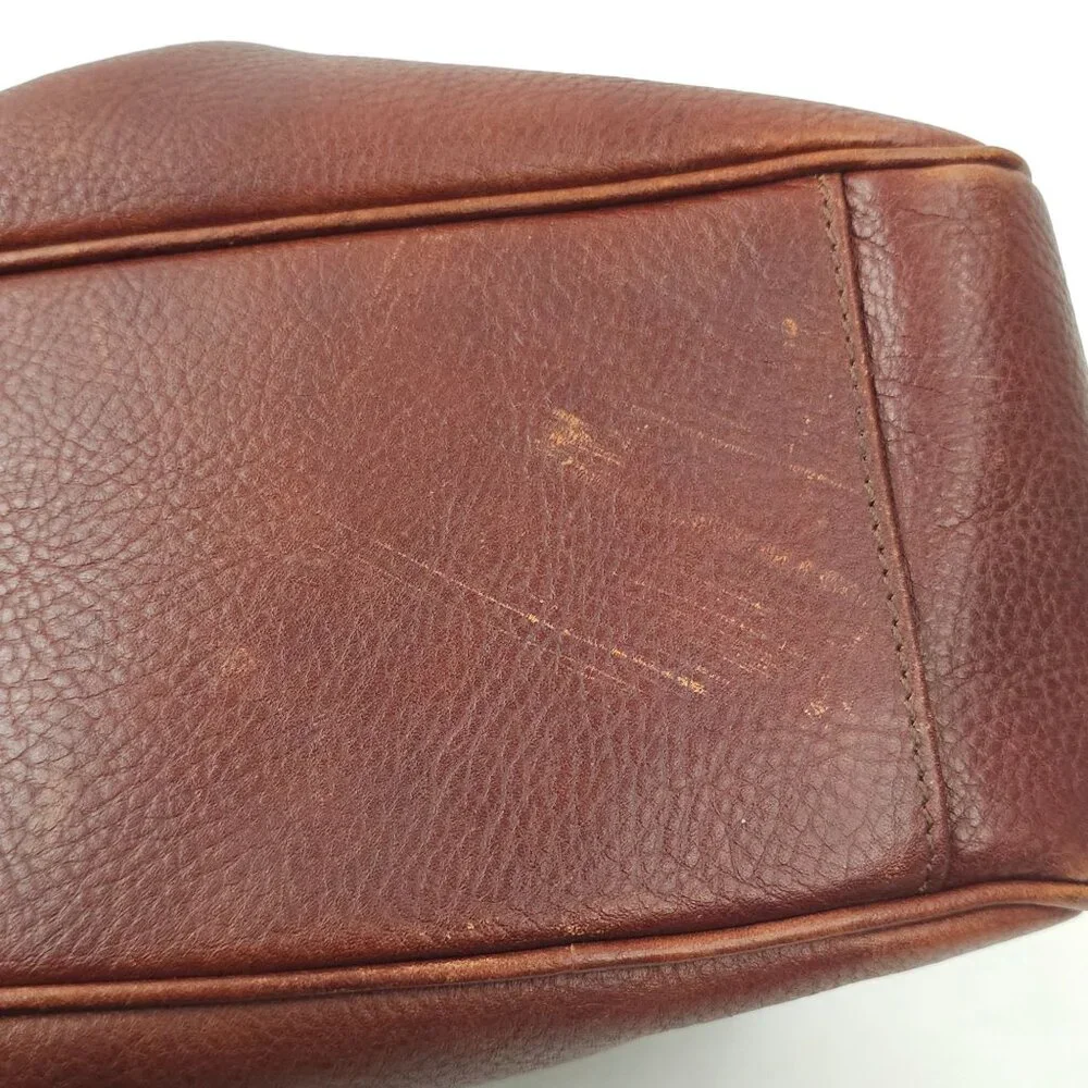 Anonimo Fiorentino Italian Messenger Bag Brown Leather 14